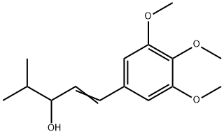 1-(3,4,5-Trimethoxyphenyl)-4-methyl-1-penten-3-ol 结构式