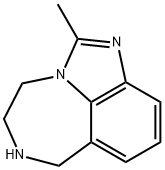 Imidazo[4,5,1-jk][1,4]benzodiazepine, 4,5,6,7-tetrahydro-2-methyl- (9CI) 结构式