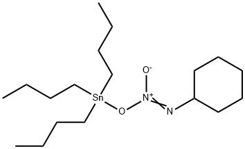 cyclohexyl[(tributylstannyl)oxy]diazonium 1-oxide 结构式