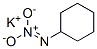Diazene, cyclohexylhydroxy-, 1-oxide, potassium salt Structure
