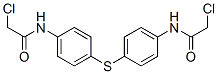 N,N'-[Thiodi(4,1-phenylene)]bis(2-chloroacetamide) Structure