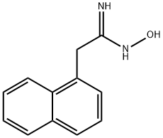 2-(1-萘基)乙酰胺肟, 66611-51-6, 结构式