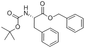 N-叔丁氧羰基-L-苯丙氨酸苄酯 结构式