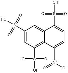 8-NITRO-1,3,5-NAPHTHALENETRISULFONIC ACID 结构式