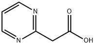 2-嘧啶乙酸, 66621-73-6, 结构式
