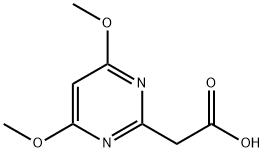 2-Pyrimidineacetic acid, 4,6-dimethoxy- (9CI) 结构式
