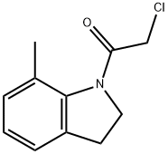 1H-Indole, 1-(chloroacetyl)-2,3-dihydro-7-methyl- (9CI) 结构式
