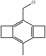 Tricyclo[6.2.0.03,6]deca-1,3(6),7-triene, 2-(chloromethyl)-7-methyl- (9CI) 结构式