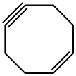 1-Cycloocten-5-yne, (Z)- Structure