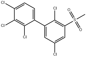 3-Methylsulfonyl-2,2',3',4',5-pentachlorobiphenyl Structure
