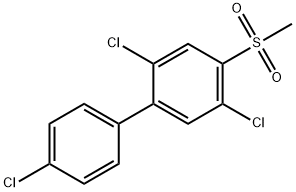 4-methylsulfonyl-2,4',5-trichlorobiphenyl 结构式