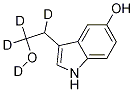 5-Hydroxy Tryptophol-d4 结构式