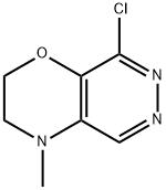 8-Chloro-3,4-dihydro-4-methyl-2H-pyridazino[4,5-b][1,4]oxazine Structure