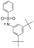 N-(3,5-Di-tert-butylphenyl)-N-(phenylsulfonyl)aminyl radical 结构式