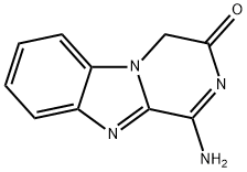 Pyrazino[1,2-a]benzimidazol-3(4H)-one, 1-amino- (9CI) Structure
