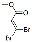 3,3-Dibromopropenoic acid methyl ester Structure