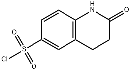 2-OXO-1,2,3,4-TETRAHYDROQUINOLINE-6-SULFONYL CHLORIDE Structure