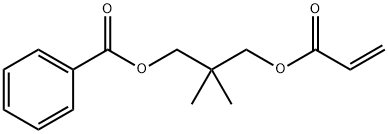 3-(苯酸基)-2,2-2-丙烯酸二甲基丙基酯 结构式