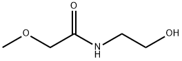 N-(2-羟乙基)-2-甲氧基乙酰胺 结构式