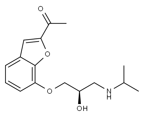 (R)-(+)-Befunolol 结构式