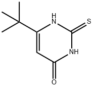 6-(叔-丁基)-2-硫羰基-2,3-二氢-4(1H)-嘧啶酮, 66698-66-6, 结构式