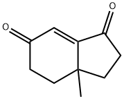 3,3a,4,5-Tetrahydro-3a-methyl-1H-indene-1,6(2H)-dione 结构式
