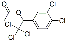 (-)-Acetic acid 2,2,2-trichloro-1-(3,4-dichlorophenyl)ethyl ester 结构式