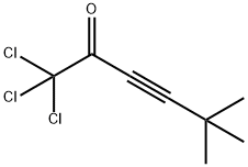 1,1,1-trichloro-5,5-diMethyl-hex-3-yn-2-one 结构式