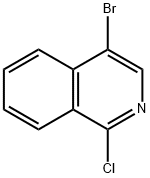 4-溴-1-氯异喹啉 结构式
