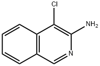 4-氯异喹啉-3-胺, 66729-00-8, 结构式