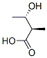 (2R,3S)-3-hydroxy-2-methyl-butanoic acid 结构式