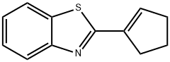 Benzothiazole, 2-(1-cyclopenten-1-yl)- (9CI) 结构式