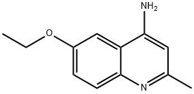 4-AMINO-6-ETHOXY-2-METHYLQUINOLINE 结构式