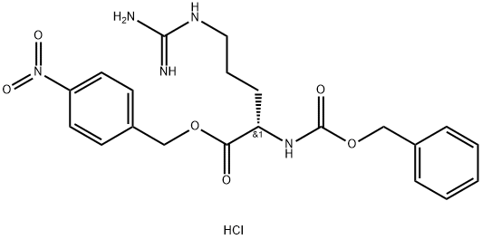 NΑ-Z-L-精氨酸 4-硝基苄酯 盐酸盐, 66735-62-4, 结构式