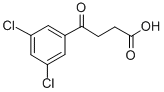 4-(3,5-二氯苯基)-4-氧代丁酸, 66740-88-3, 结构式