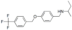 Benzenemethanamine, N-(1-methylpropyl)-4-4-(trifluoromethyl)phenylmethoxy-|