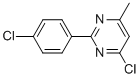 4-CHLORO-2-(4-CHLOROPHENYL)-6-METHYLPYRIMIDINE|
