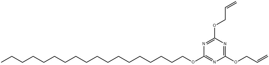 4,6-di(allyloxy)-2-(octadecyloxy)-1,3,5-triazine 结构式