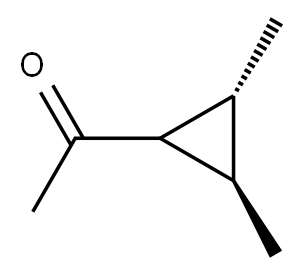 Ethanone, 1-(2,3-dimethylcyclopropyl)-, (1alpha,2alpha,3beta)-(+)- (9CI) 结构式