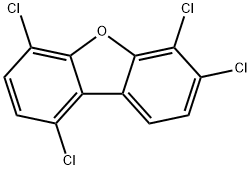 1,4,6,7-TETRACHLORODIBENZOFURAN, 66794-59-0, 结构式