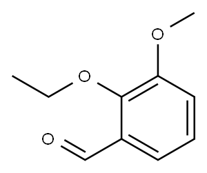 2-乙氧基-3-甲氧基苯甲醛, 66799-97-1, 结构式