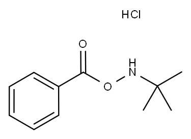 O-苯甲酰基-N-叔丁基羟胺盐酸盐 结构式