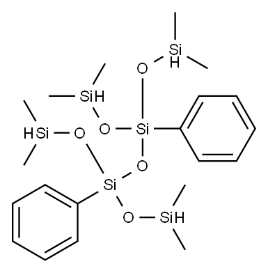 3,5-双(二甲基硅氧基)-1,1,7,7-四甲基-3,5-二苯基四硅氧烷, 66817-59-2, 结构式