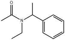 N-Ethyl-N-(1-phenylethyl)acetamide Structure