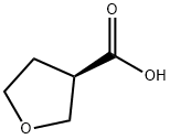 [R,(+)]-テトラヒドロ-3-フランカルボン酸 化学構造式