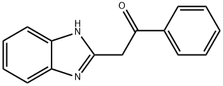 2-(1H-1,3-苯并二唑-2-基)-1-苯基乙烷-1-酮, 66838-69-5, 结构式