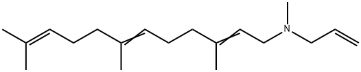 N-Allyl-N-methyl-(3,7,11-trimethyl-2,6,10-dodecatrienyl)amine Structure