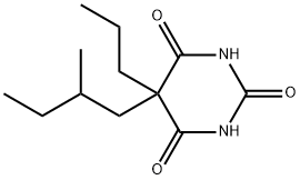 5-(2-Methylbutyl)-5-propylbarbituric acid 结构式