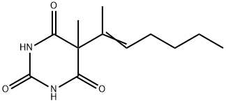 5-Methyl-5-(1-methyl-1-hexenyl)barbituric acid|
