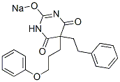 5-Phenethyl-5-(3-phenoxypropyl)-2-sodiooxy-4,6(1H,5H)-pyrimidinedione 结构式